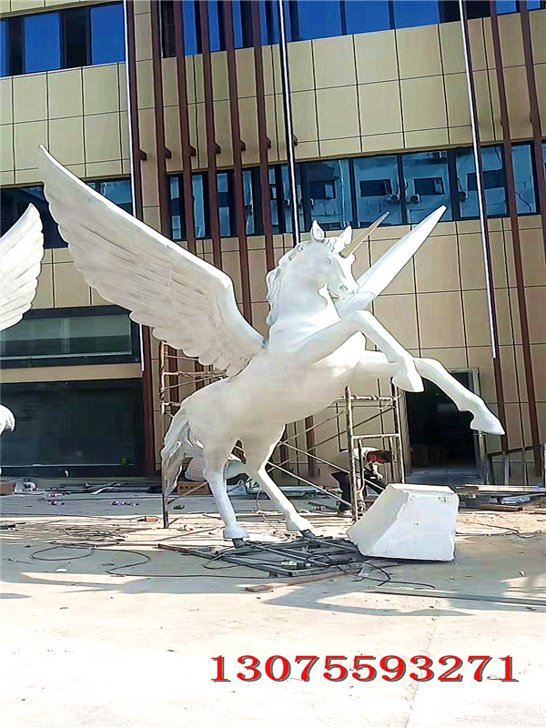 玻璃鋼飛馬雕塑